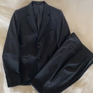Brooks Brothers Boys Dark Navy Suit Size 18